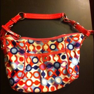 Coach inspired bubblegum purse