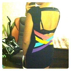 Rarely worn, super cute black dress!