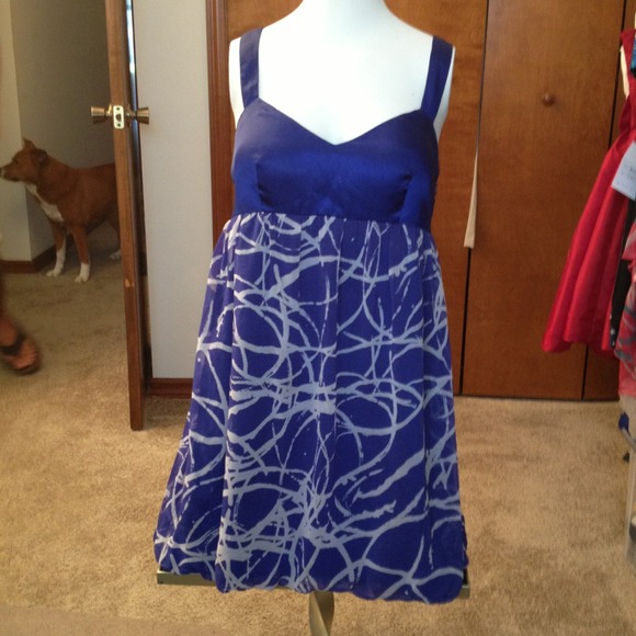 Blue dress