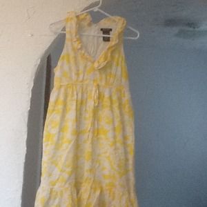 Yellow spring dress