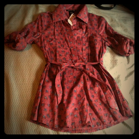Trade!! BNWT long printed shirt/dress