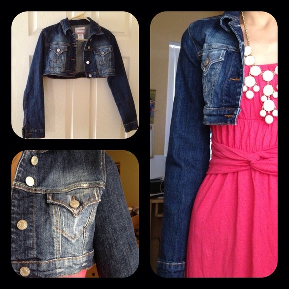 ❤Reserved-trade❤Cropped Denim Jacket