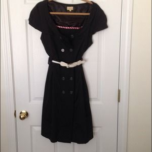Black Gemini Shirt Dress
