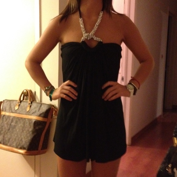 Designer SKY halter top - blingy