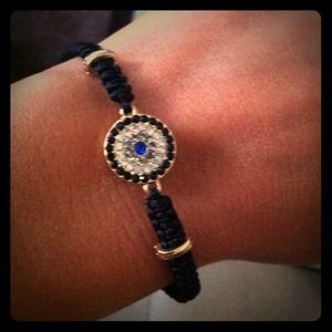 Urwish Jewelry - Black Evil Eye Bracelet Urwish Jewelry - Black Evil Eye Bracelet