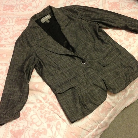 Gray blazer by vanity