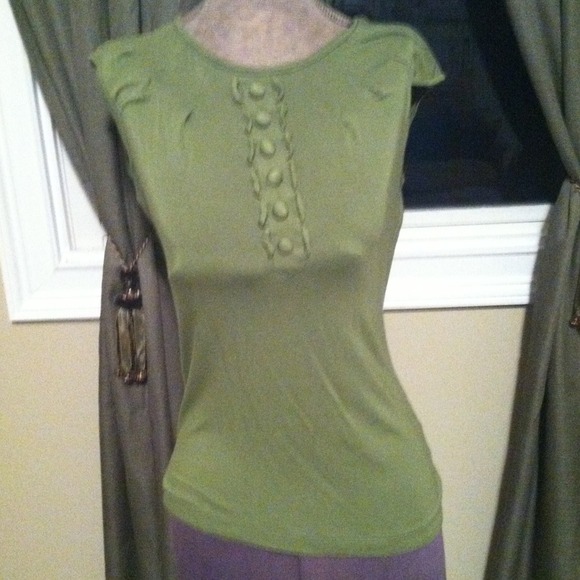 Banana Republic Olive Green Top