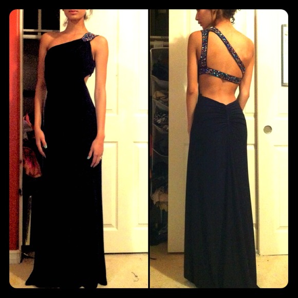 Black Evening Gown RESERVED for Taylor Parker.