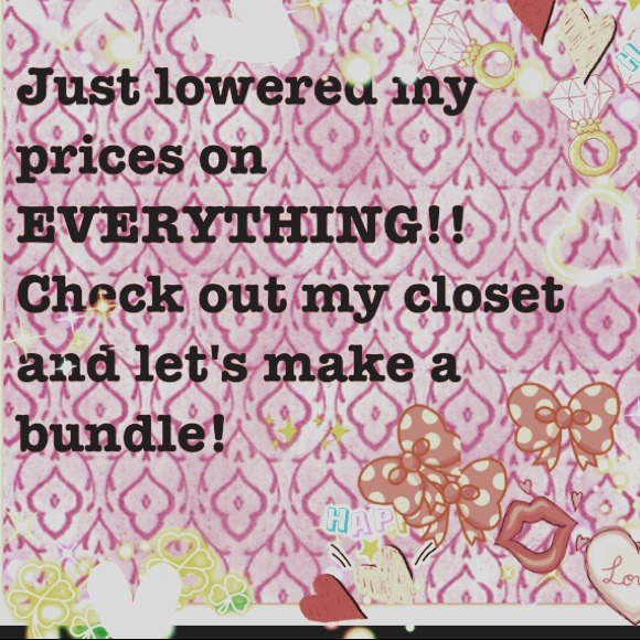 Just lowered all prices!!
