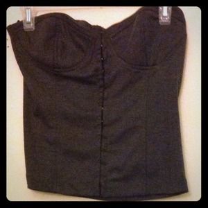 Papaya Strapless Bustier