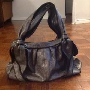 Kooba Handbags - Kooba Bag - Silver with black Kooba Handbags - Kooba Bag - Silver with black