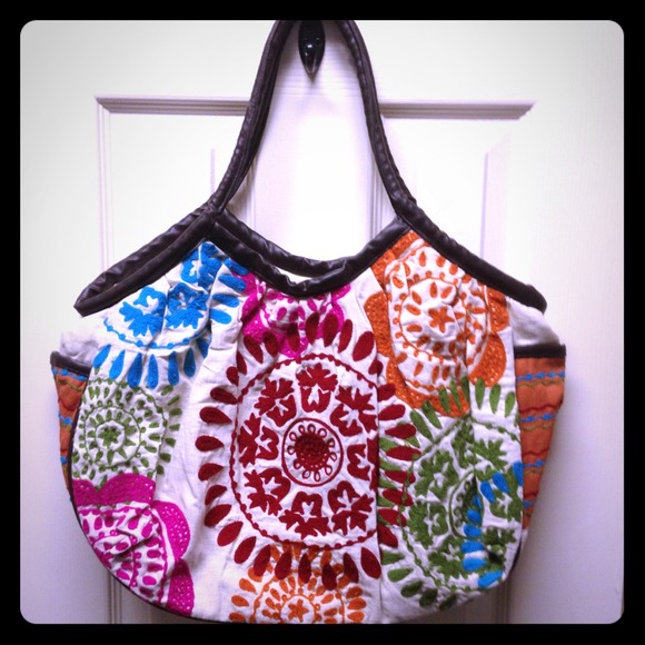 Stylish Stitching Designed Handbag