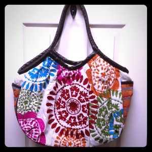 Stylish Stitching Designed Handbag