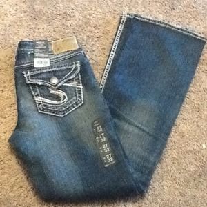 Bnwt silver jeans