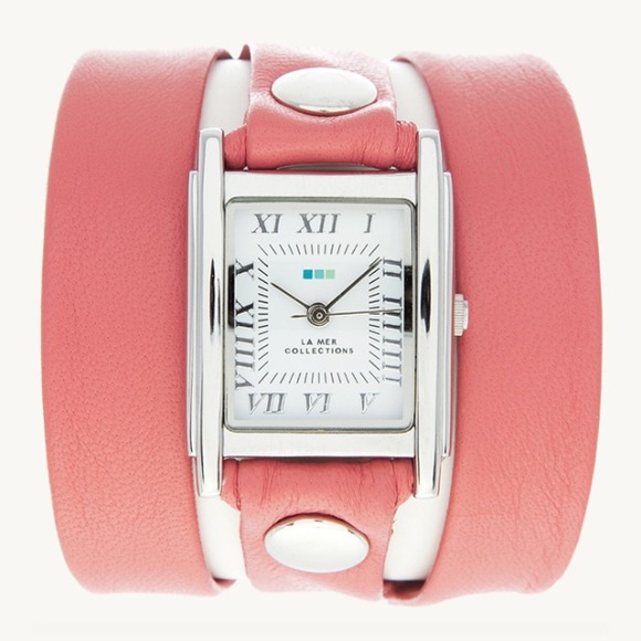 La Mer Collections Coral Simple Wrap Watch