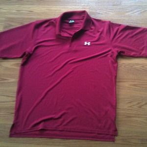 Never worn without tags men's under armour polo