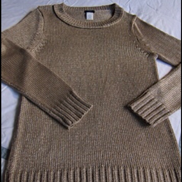 JCrew Metallic Sweater