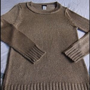 JCrew Metallic Sweater