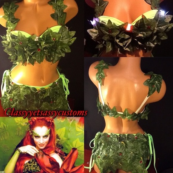 LED Light up Poison Ivy Costume - Picture 1 of 1