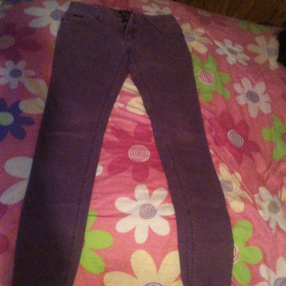 Purple Vans Skinny Jeans