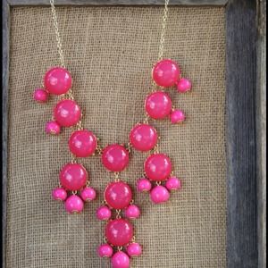 Pink bubble necklace