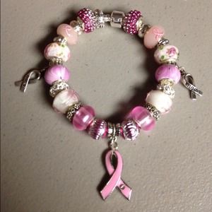 Sparkling Multi Pink Rhinestone B.C.A Bracelet