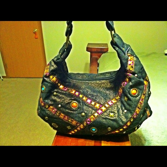 Cute shoulder bag with stone details - Picture 2 of 2