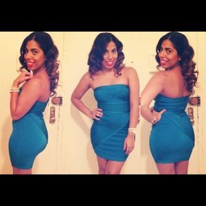 Bandage blue dress *REDUCED PRICE*