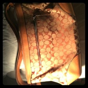 Coach duffle/shoulder bag