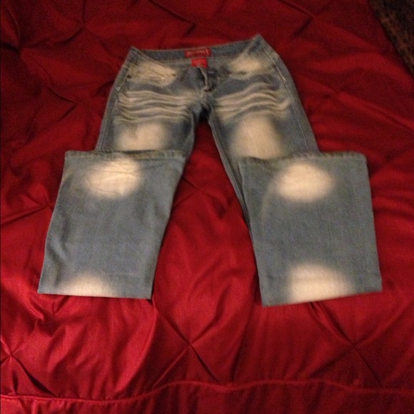 Light Colored Denim, Flare Leg