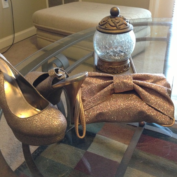 Candie's Glitter Shoes & Bag