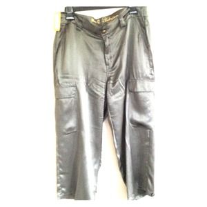 100% silk cargo-size 30-never worn-tag reads $176