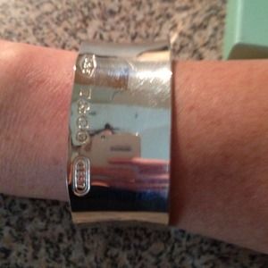 Tiffany 1837 sterling silver cuff.