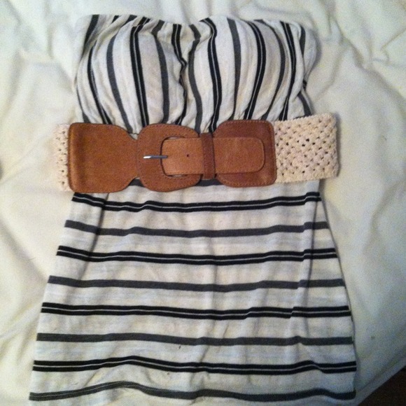 Strapless shirt