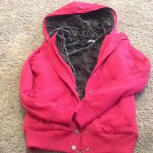 Fox sweater with fur