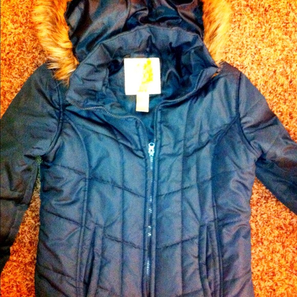 Wet seal puffer coat