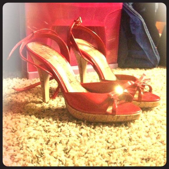 Red stilettos! Price lowered!!
