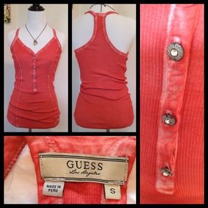 Coral Guess Tank