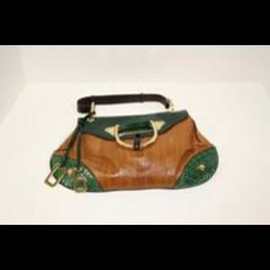 D&G Eel and Snake Skin Shoulder Bag