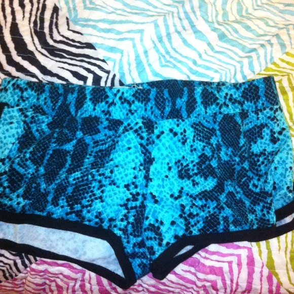 Snakeskin shorts