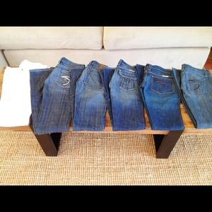 Frankie B Jeans- Six pairs Size 6