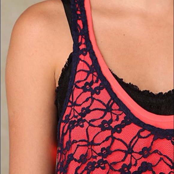 Lacey Ribbon Trapeze Dress