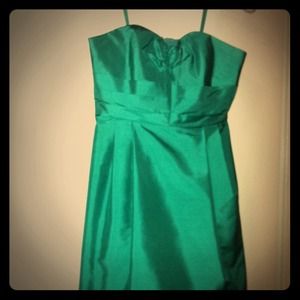 Ann Taylor Teal Cocktail Dress Sz 0
