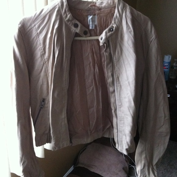 Traded💥Lauren Conrad vegan leather biker jacket
