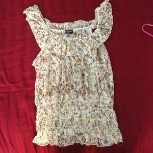 Cute little flower tank top