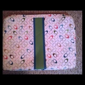 Authentic Coach laptop sleeve