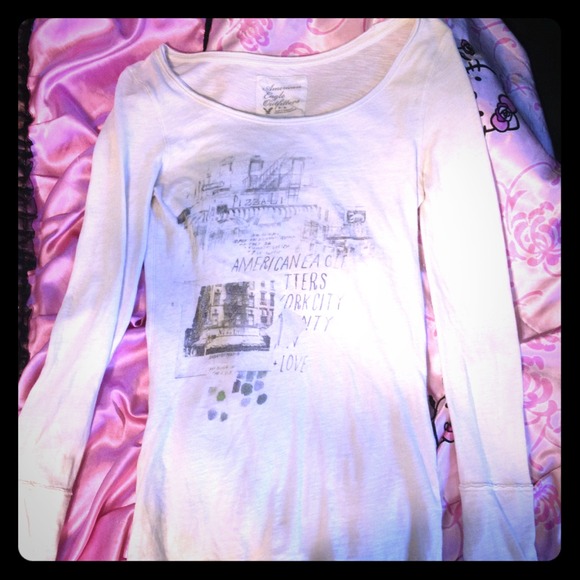 Graphic Burnout Long sleeve shirt.