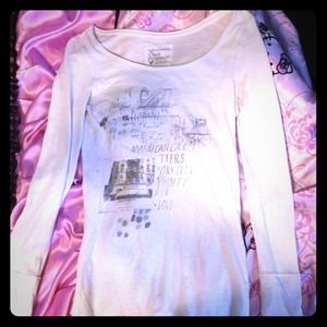 Graphic Burnout Long sleeve shirt.