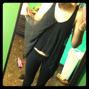 Draped Racerback Tank Top!