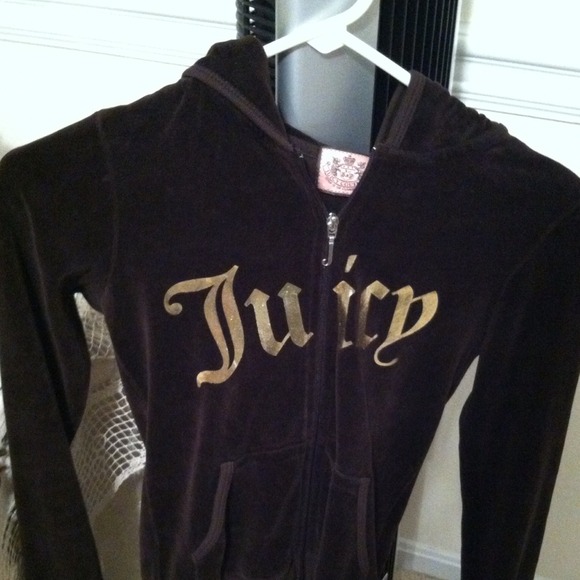 Juicy Couture Other - Never worn Juicy cute brown track jacket
